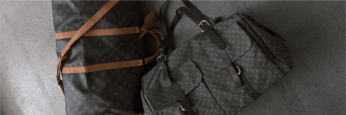 Vintage Reisetaschen von Louis Vuitton und Prada