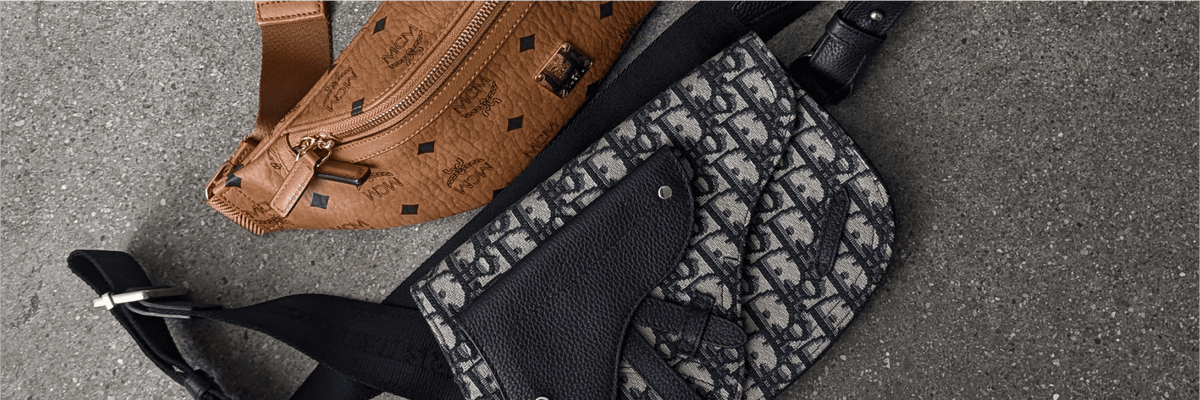 Vintage Bauchtaschen von MCM und Dior