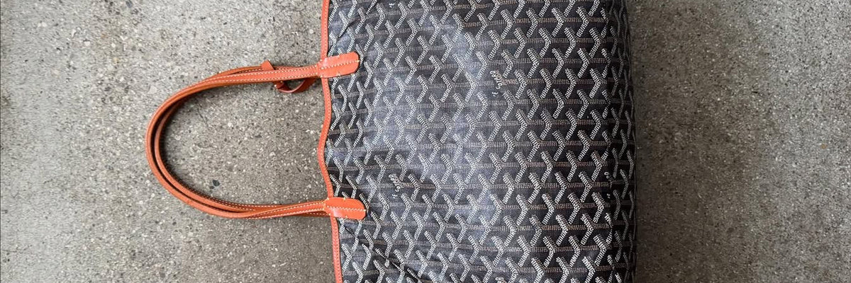 Vintage Goyard Tasche mit Goyardine Canvas