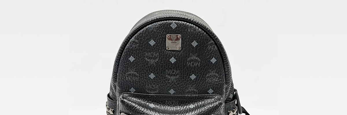 Vintage MCM Rucksack Stark schwarz