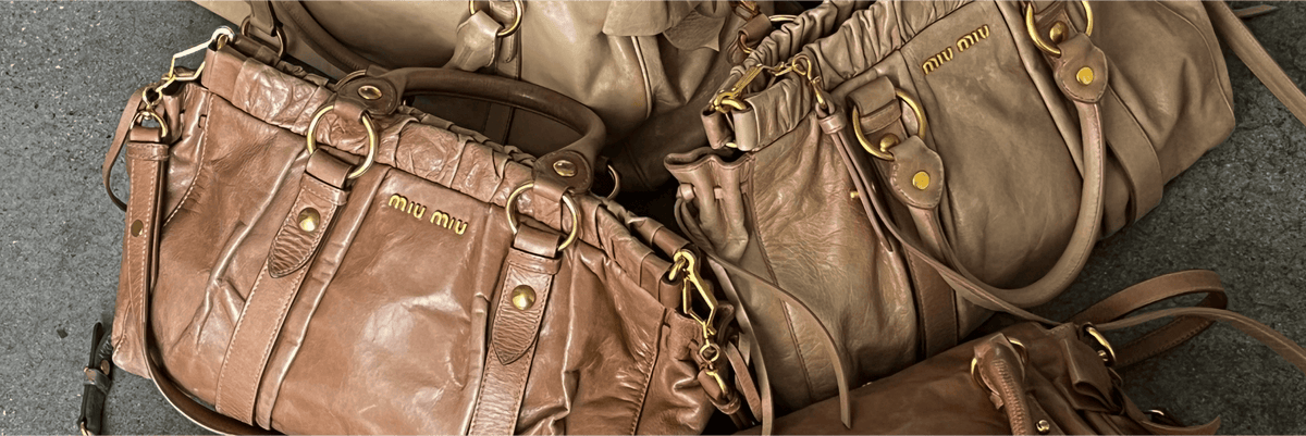 Vintage Miu Miu Handtaschen aus Leder