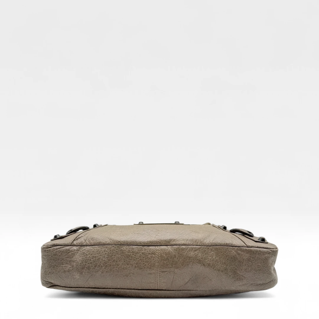 Balenciaga Handtasche The First City bag mit Schultergurt grau