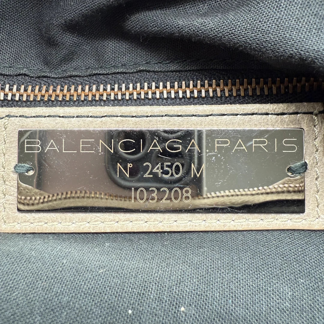 Balenciaga Handtasche The First City bag mit Schultergurt grau