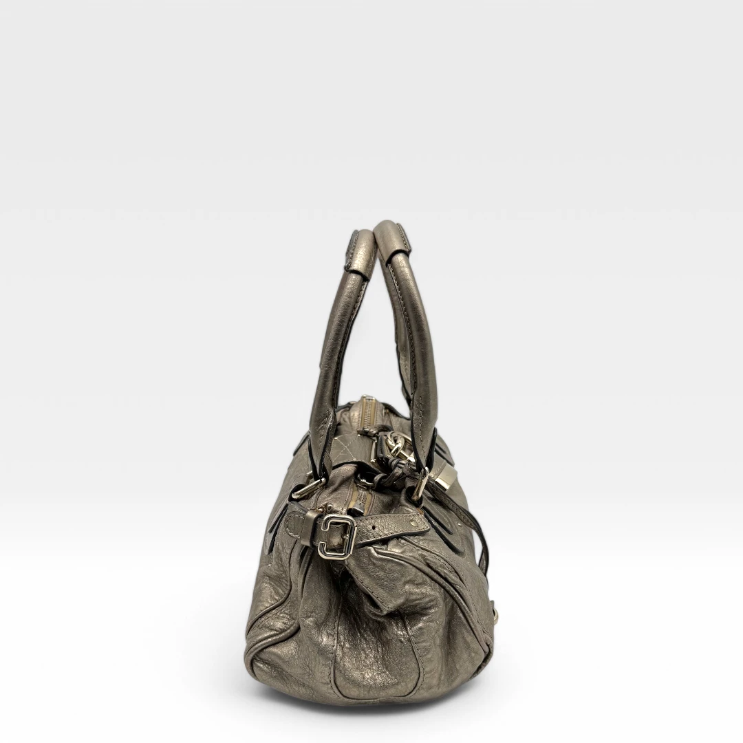 Chloé Handtasche Paddington metallic gold