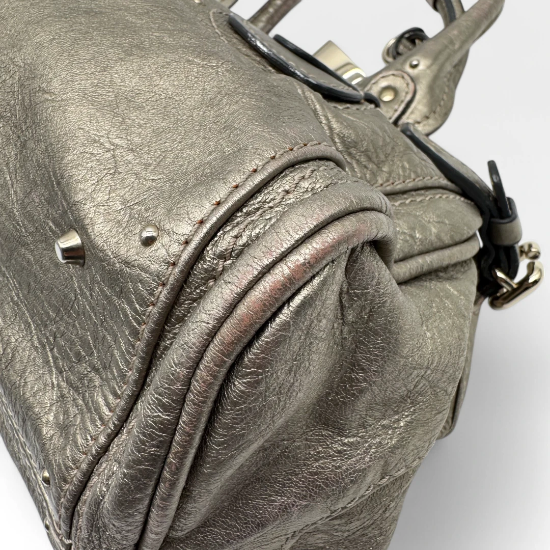 Chloé Handtasche Paddington metallic gold
