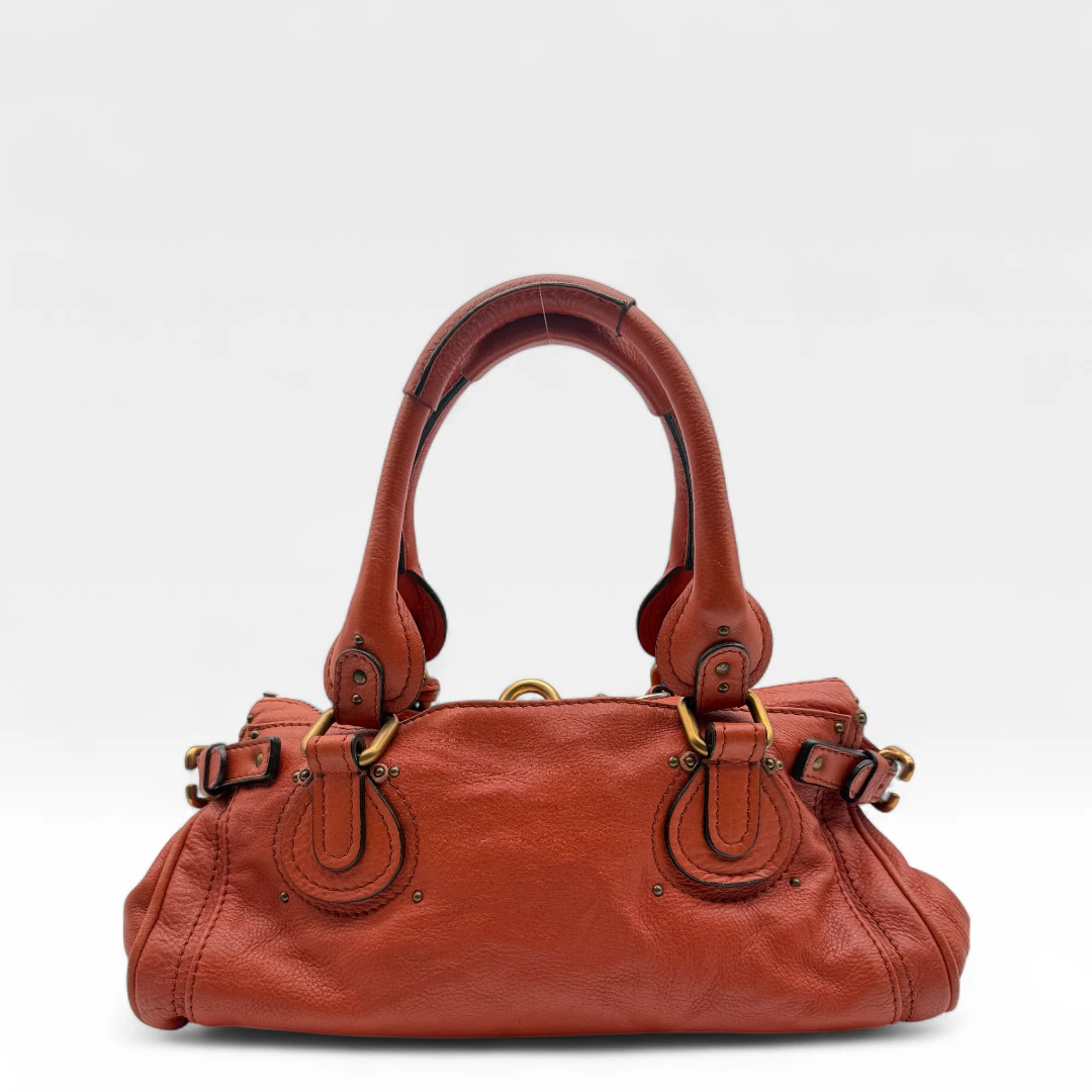 Chloé Handtasche Paddington aus Leder orange
