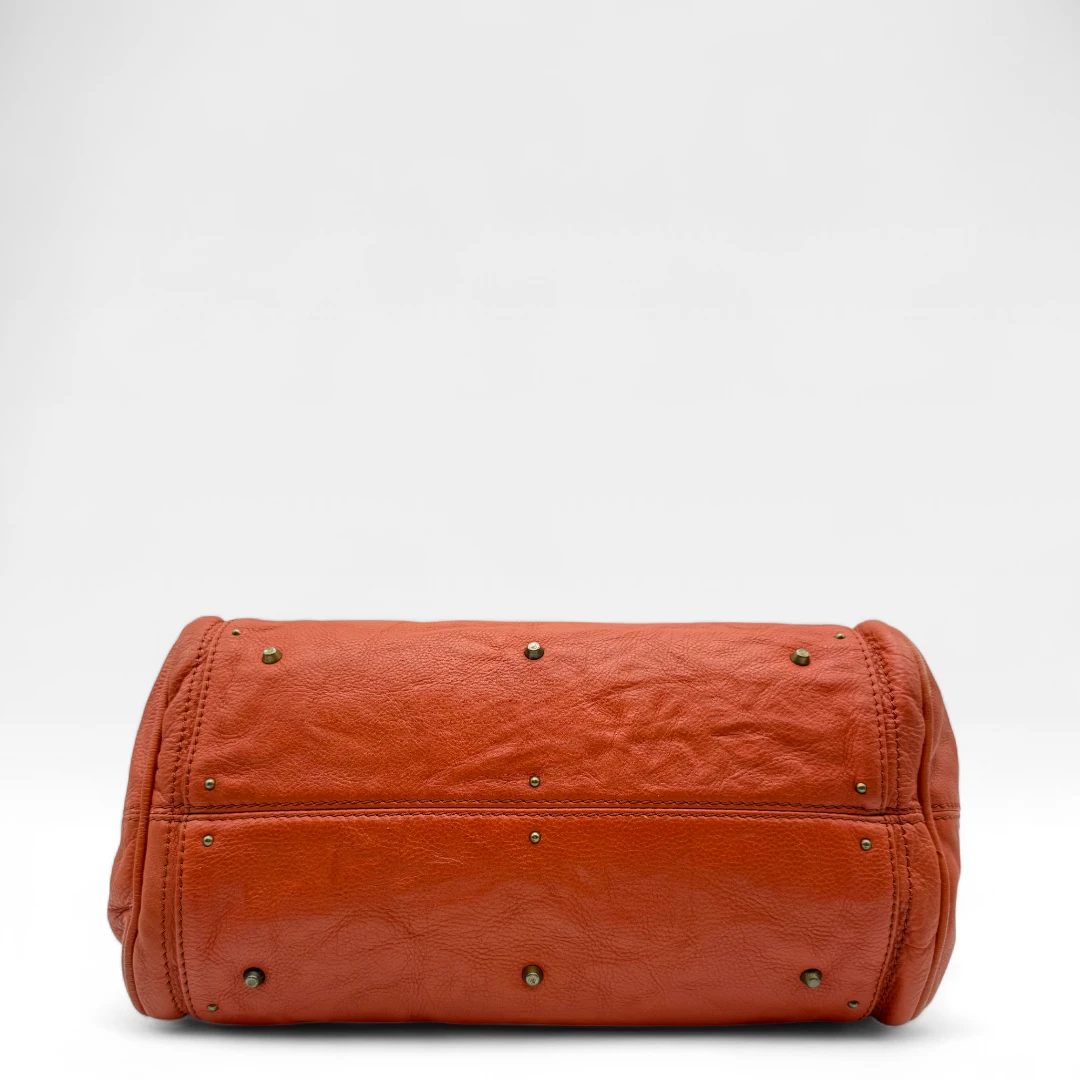 Chloé Handtasche Paddington aus Leder orange