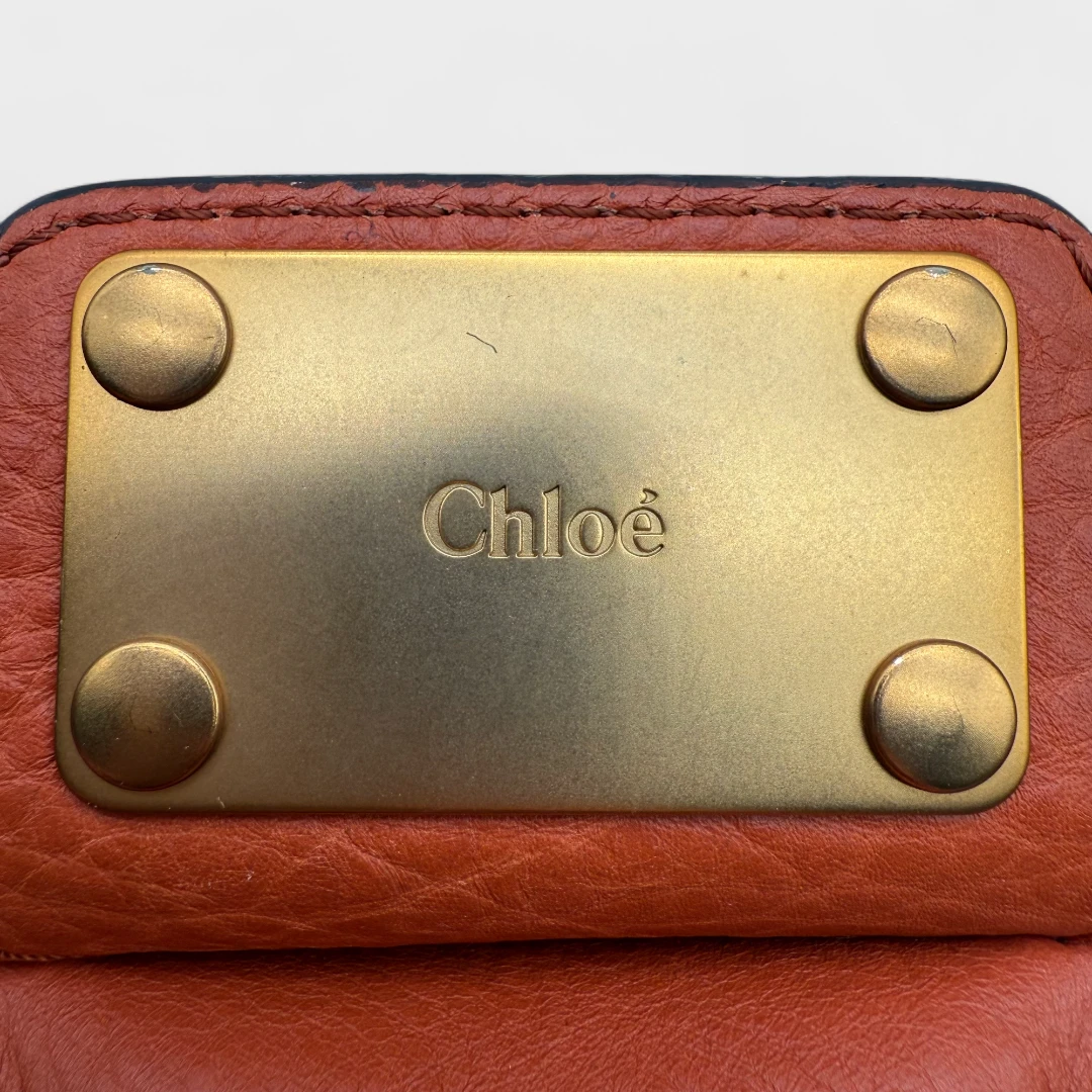Chloé Handtasche Paddington aus Leder orange