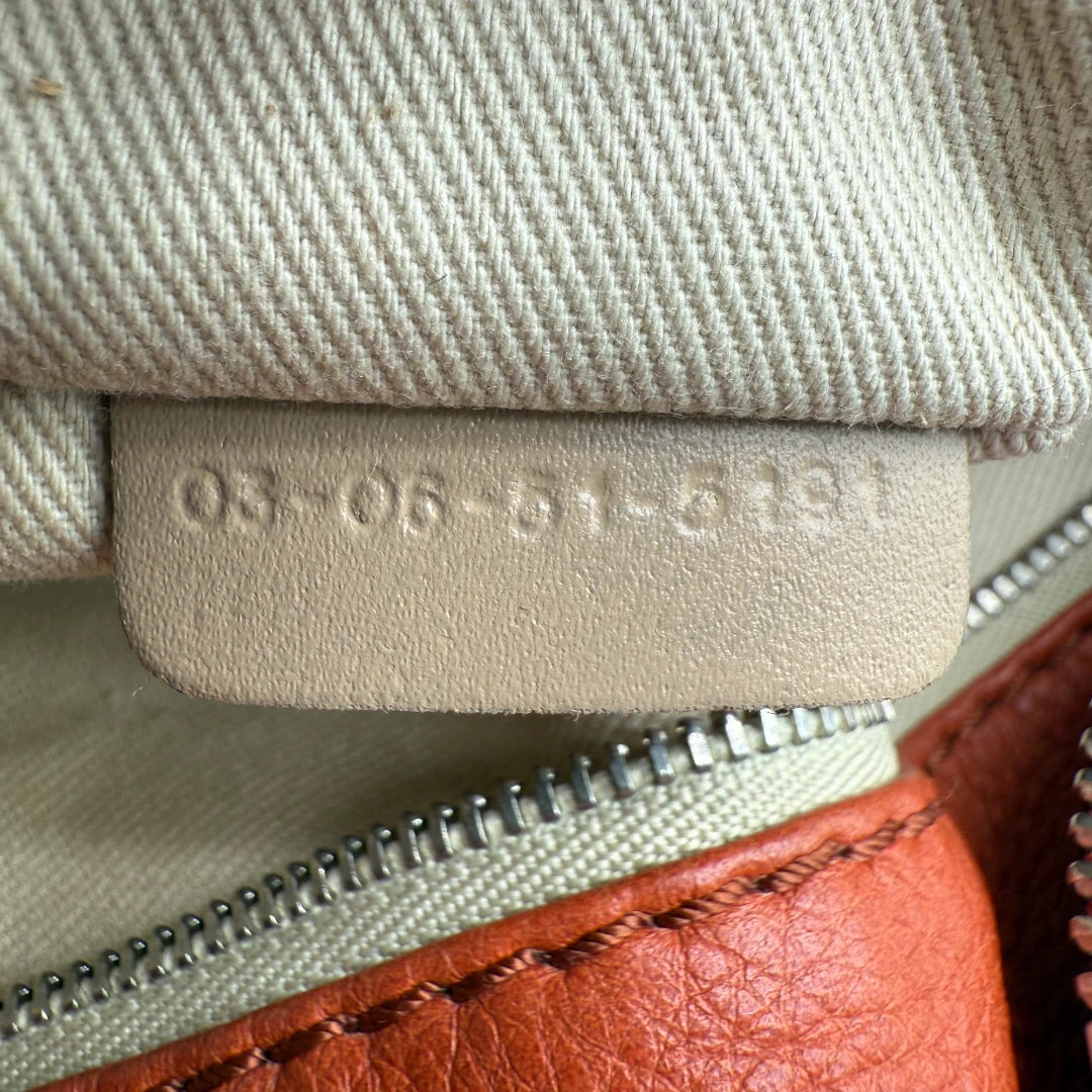 Chloé Handtasche Paddington aus Leder orange