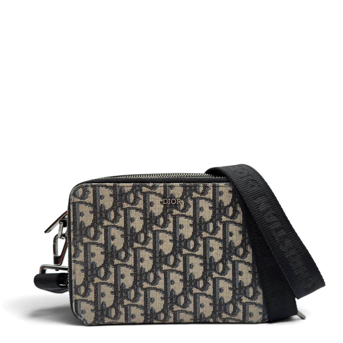 Dior Umhängetasche Crossbody Oblique monogram blau