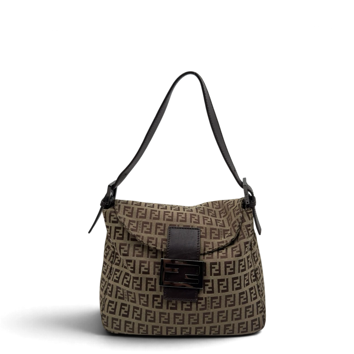 Fendi Schultertasche Baguette Double Flap
