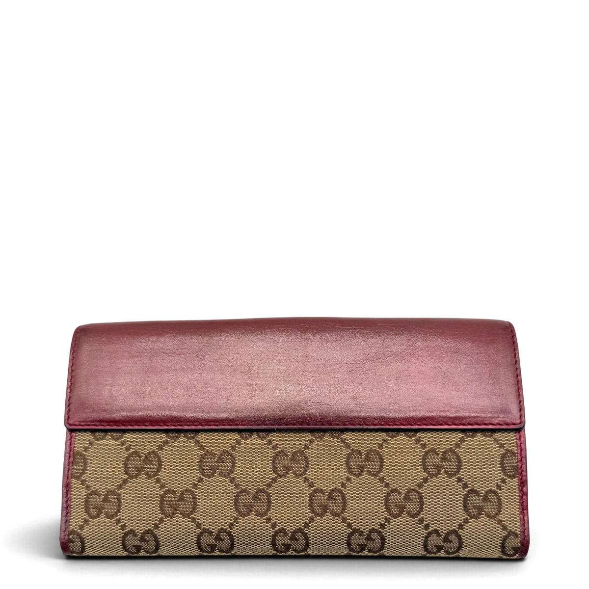 Gucci Geldbeutel Lovely Heart länglich monogram beige – Gesamtansicht