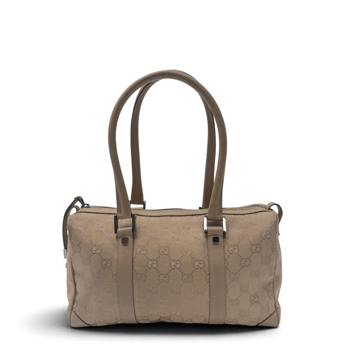 Gucci Handtasche Abbey länglich monogram beige