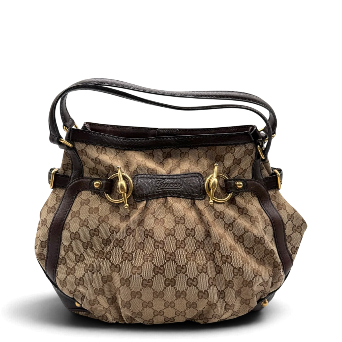 Gucci Shopper Jockey Tote monogram beige