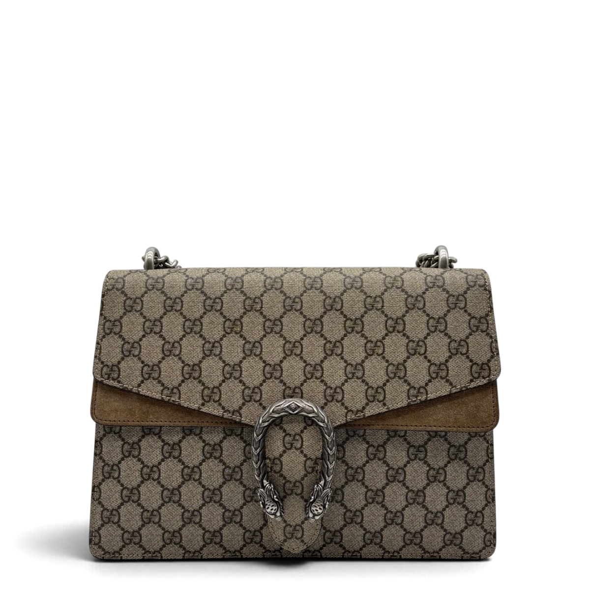 Gucci Umhängetasche Dionysus large monogram beige