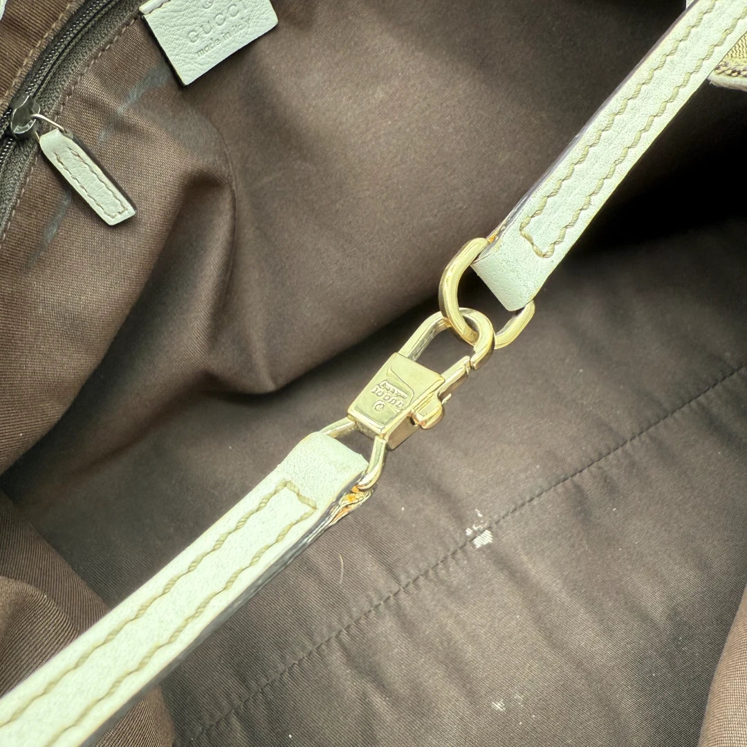 Gucci Handtasche D-Ring monogram beige