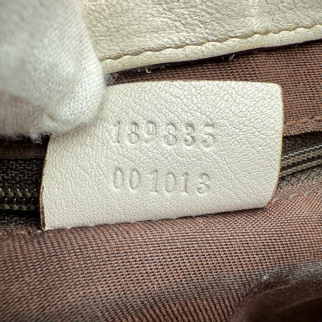 Gucci Handtasche D-Ring monogram beige