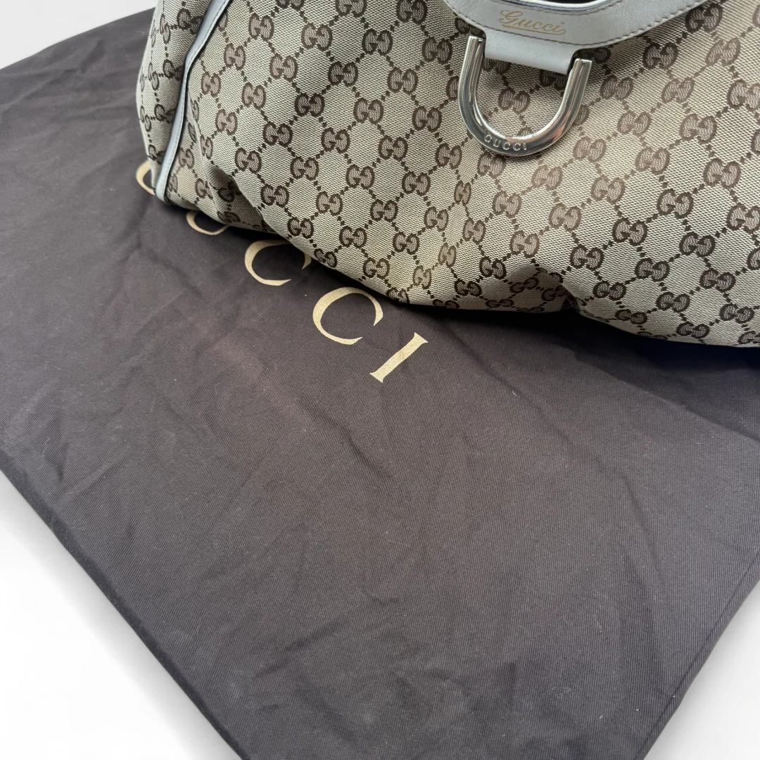 Gucci Handtasche D-Ring monogram beige