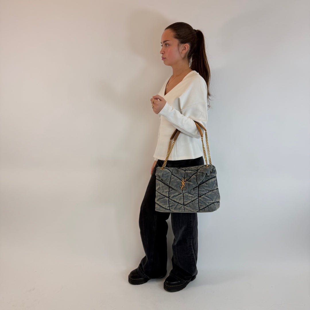 Schultertasche Loulou Puffer medium