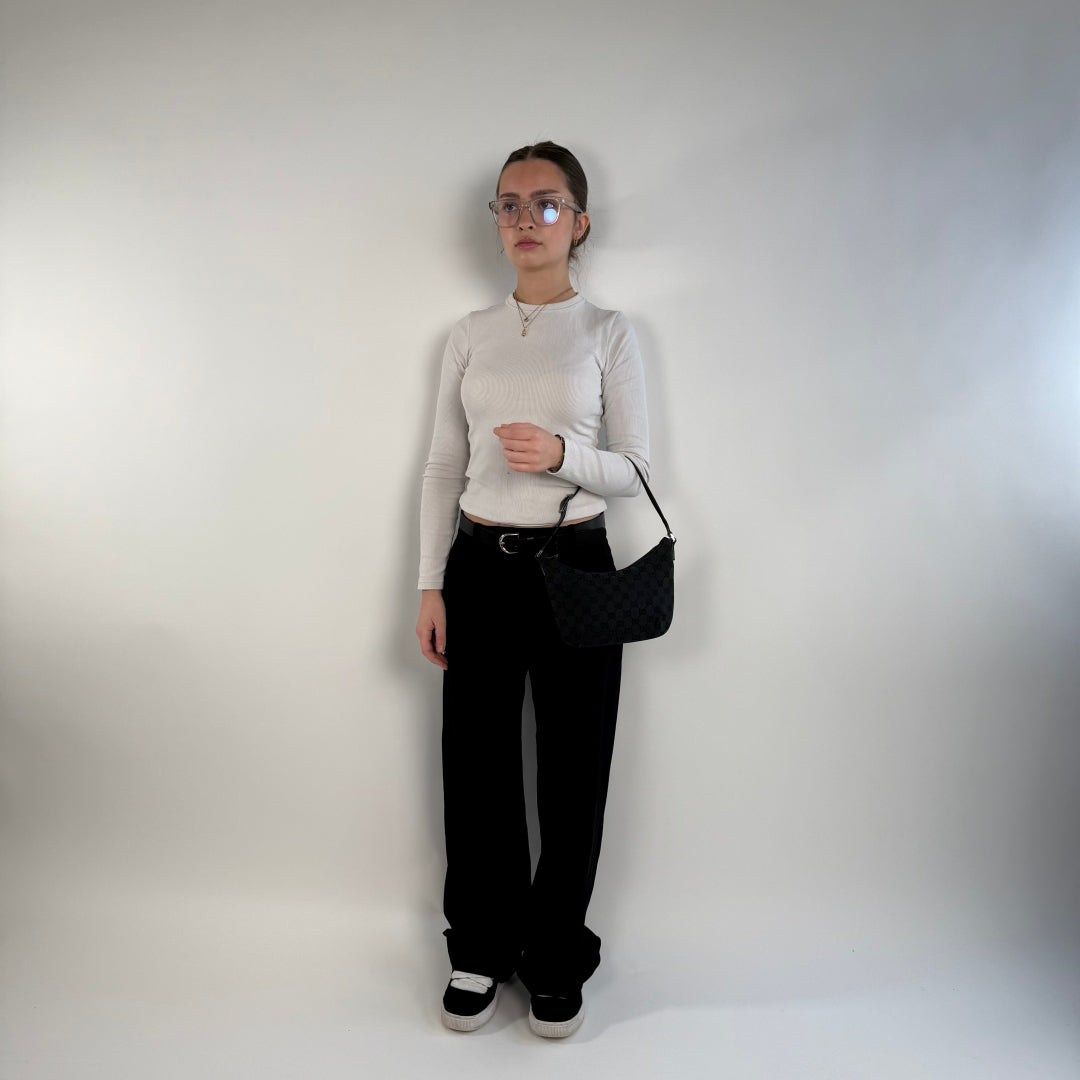 Gucci Handtasche Croissant Form dunkelblau