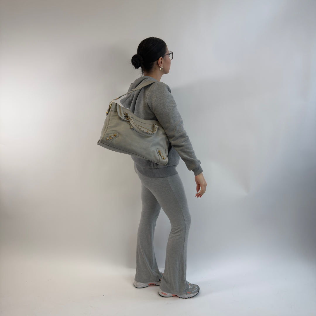 Balenciaga Handtasche Giant City Bag grau