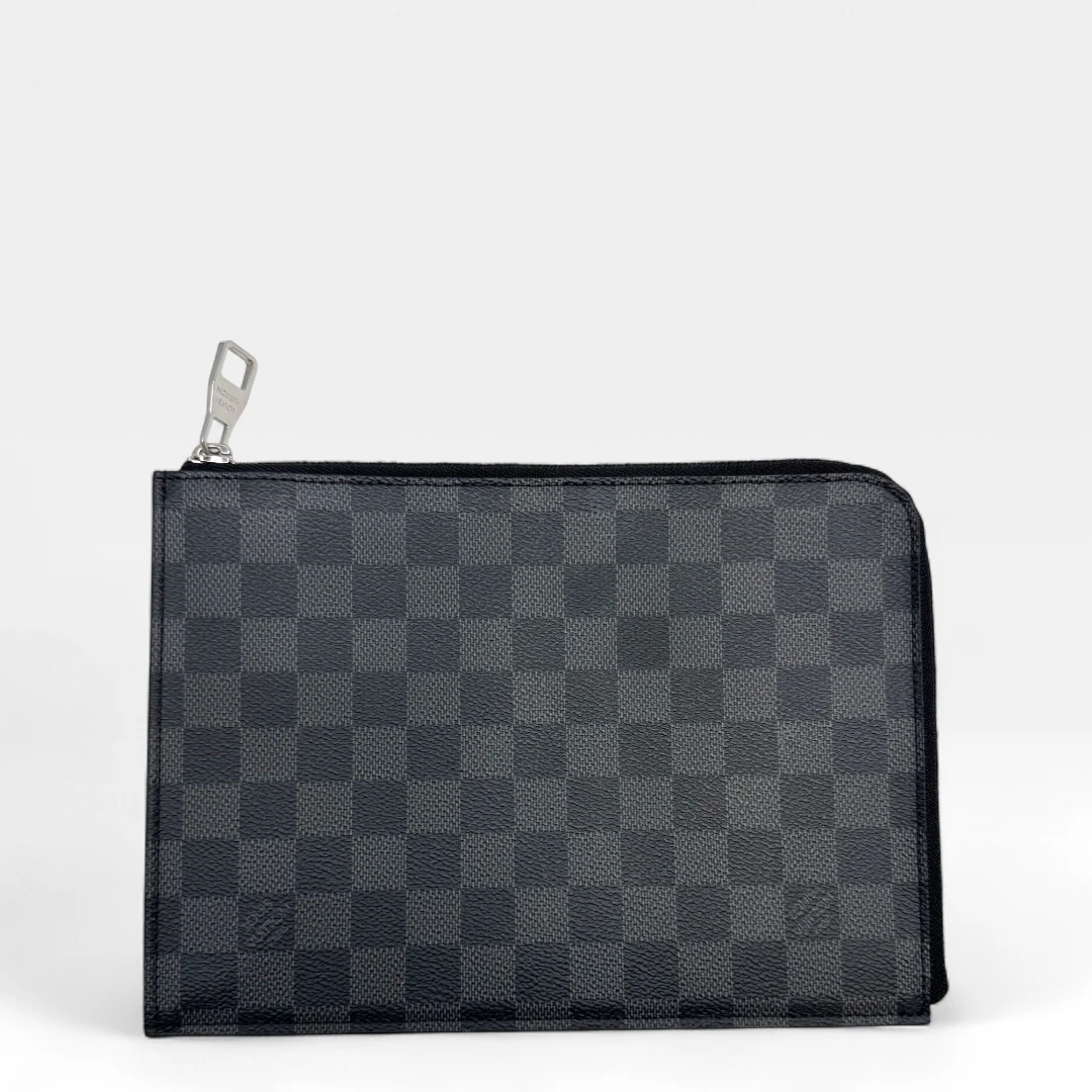 Clutch Jour PM Damier Graphite