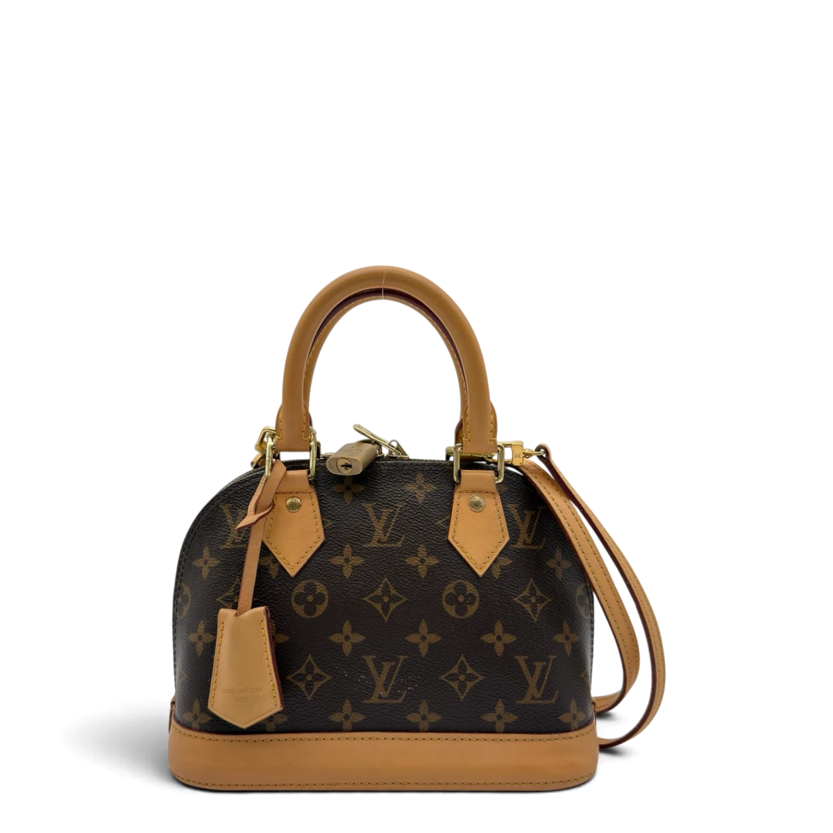 Louis Vuitton Handtasche Alma BB monogram braun