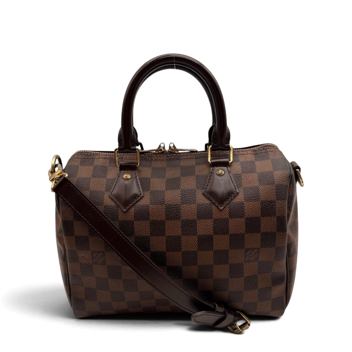 Louis Vuitton Handtasche Speedy 25 Bandouliére Damier Ebene braun