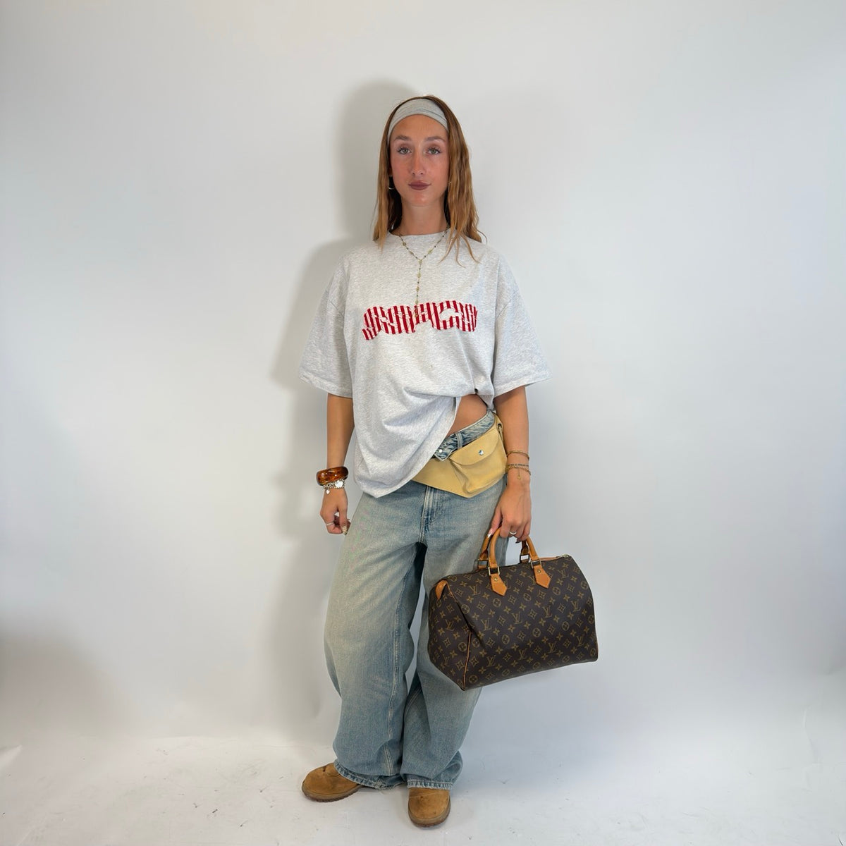 Louis Vuitton Handtasche Speedy 35 monogram braun