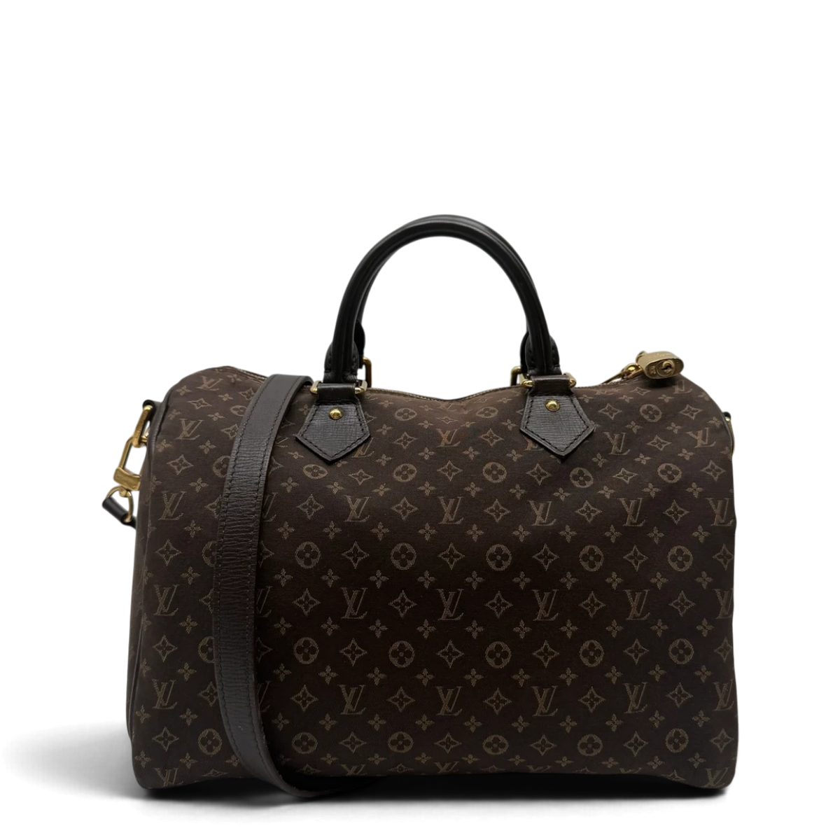 Louis Vuitton Handtasche Speedy Bandoulière 30 Idylle monogram Fusain braun