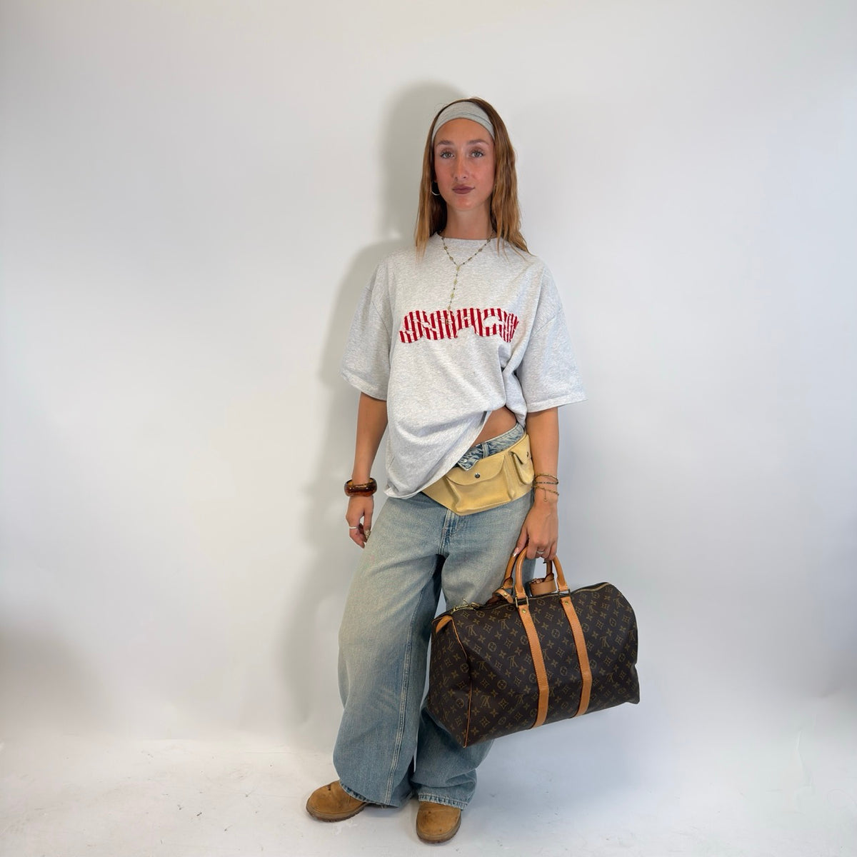 Louis Vuitton Reisetasche Keepall 45 monogram braun