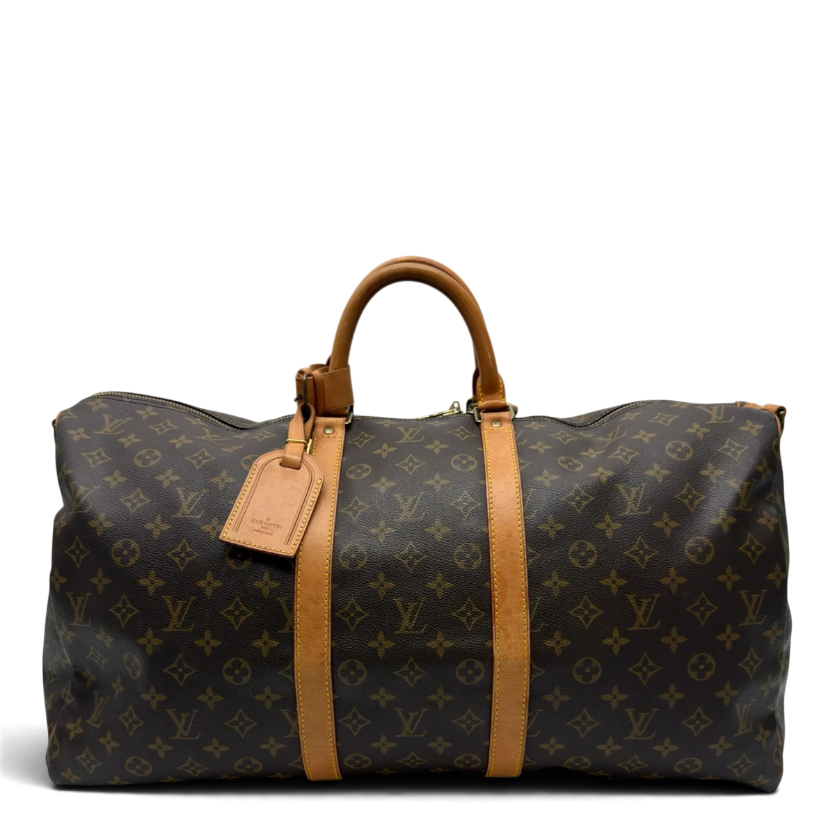 Louis Vuitton Reisetasche Keepall 55 mit Schultergurt monogram braun