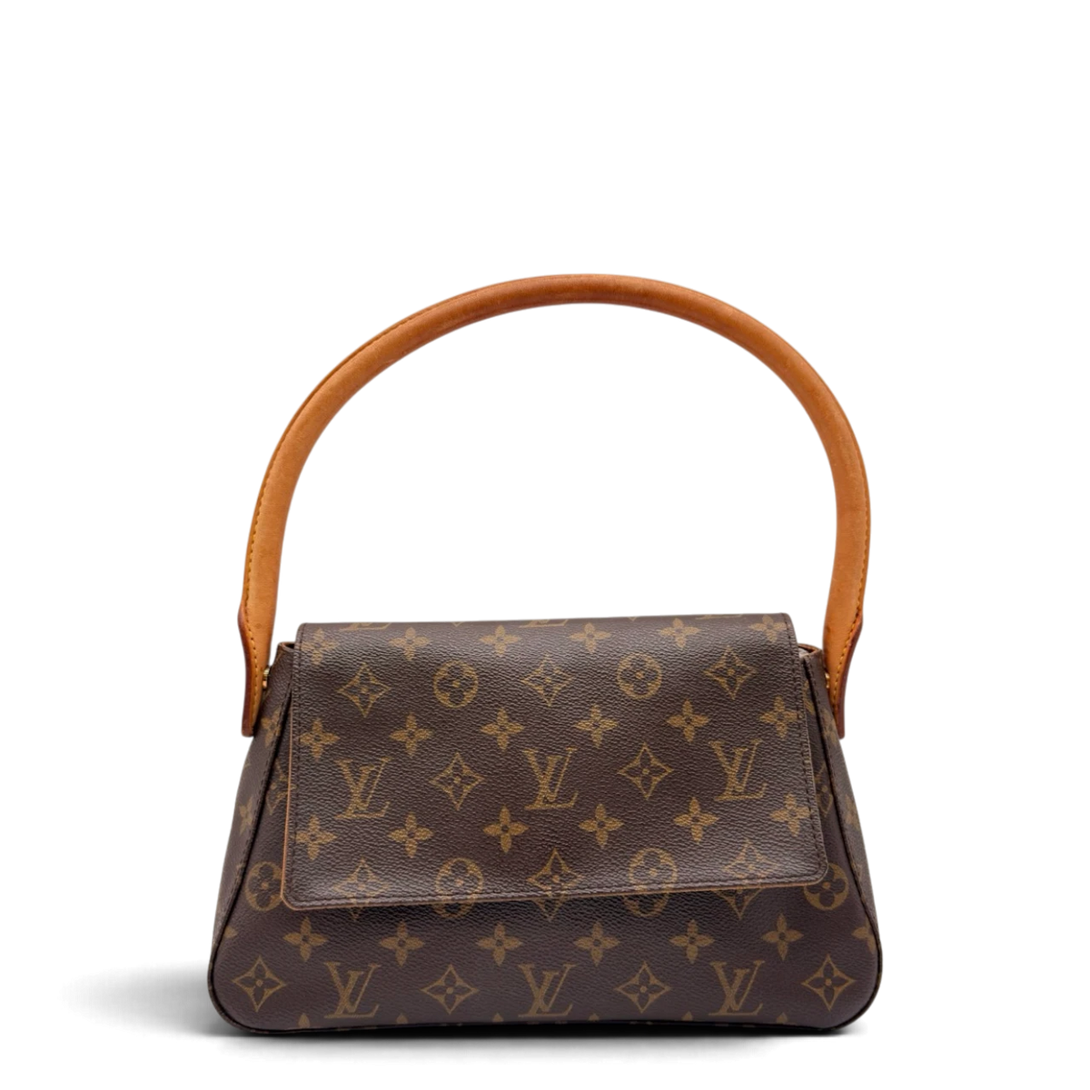 Louis Vuitton Schultertasche Mini Looping monogram braun