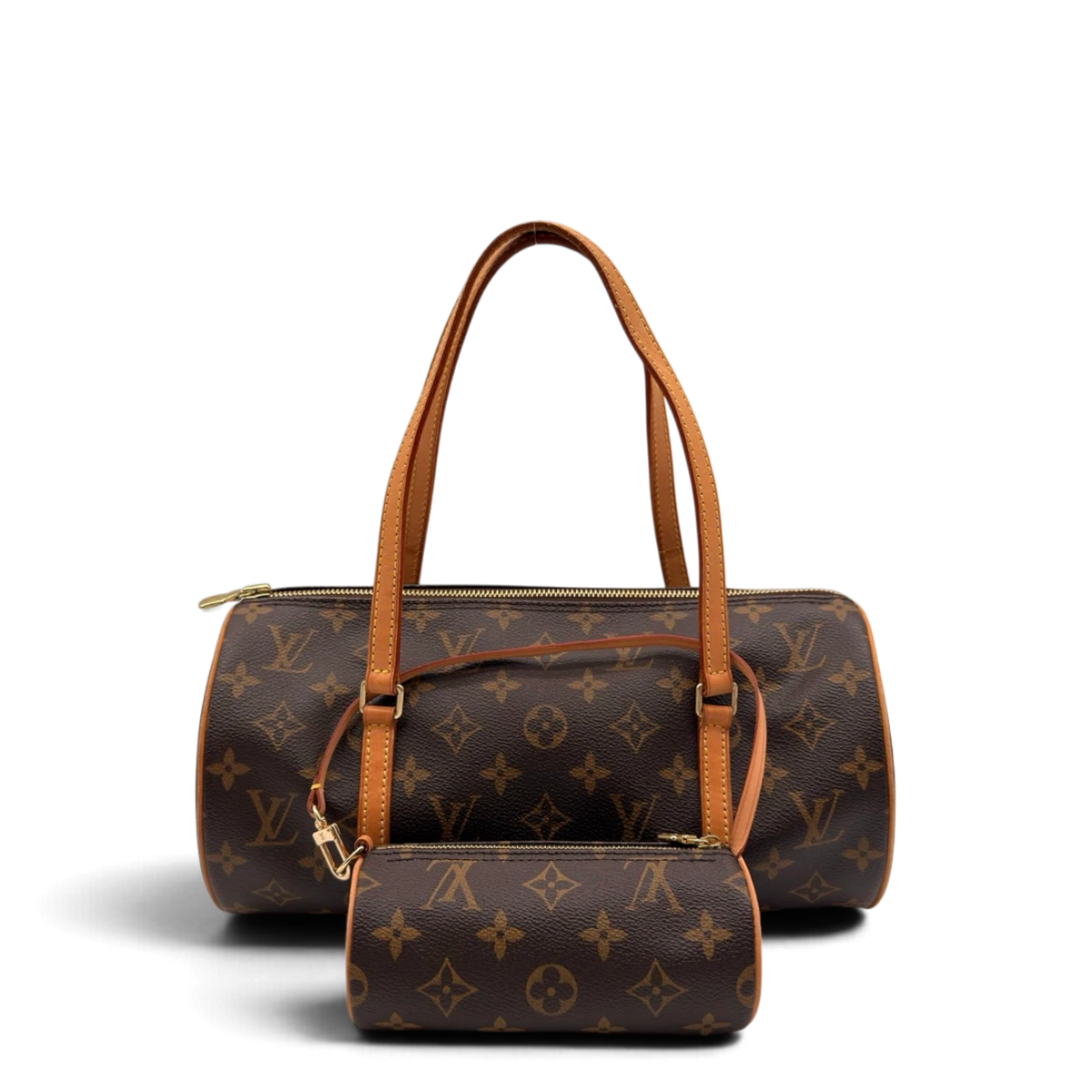 Louis Vuitton Schultertasche Papillon 30 mit kleiner Papillon monogram braun