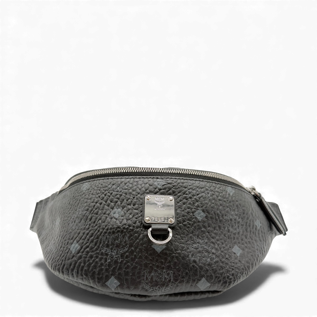 MCM bum bag / belt bag Fursten small visetos black