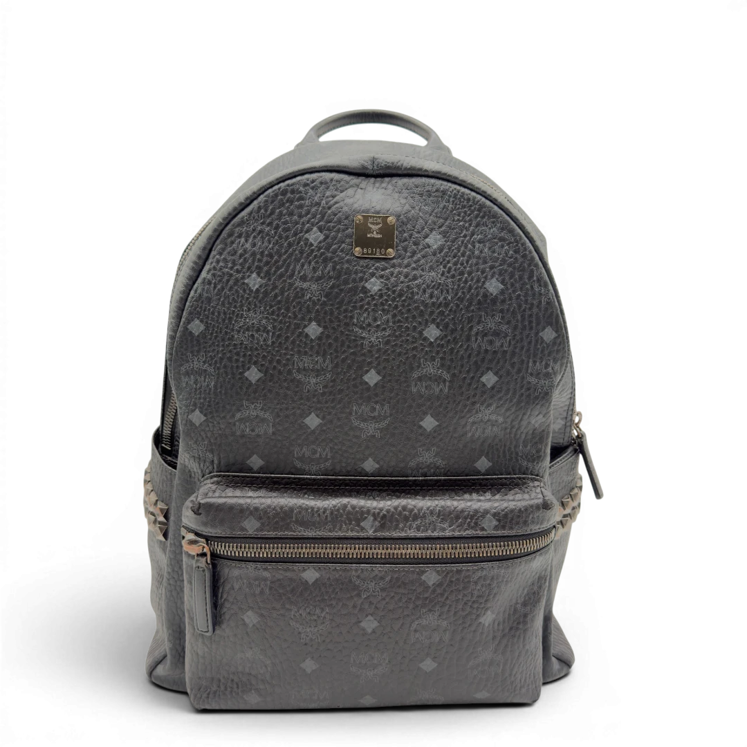 MCM Rucksack Stark large mit Nieten visetos schwarz