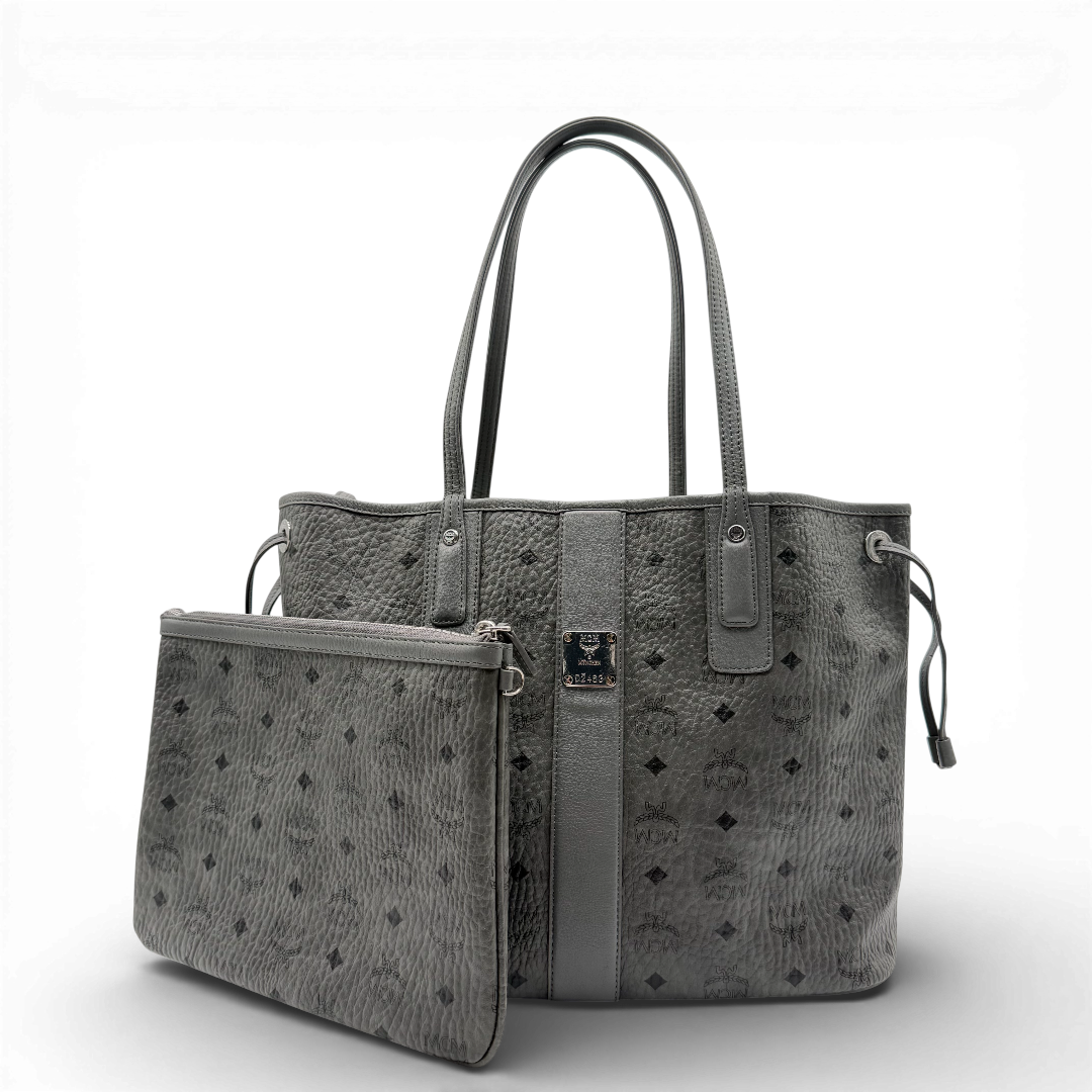 MCM Liz Reversible Shopper in Visetos, Medium