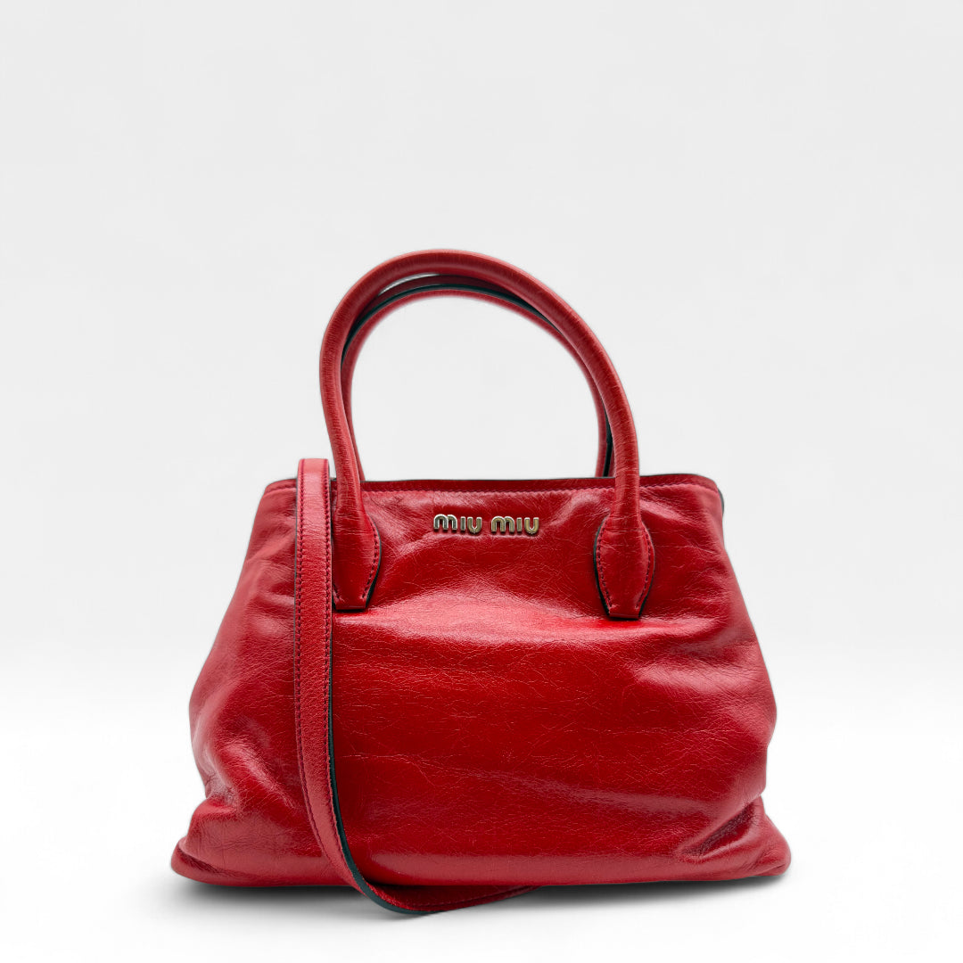 Handtasche Vitello Shine