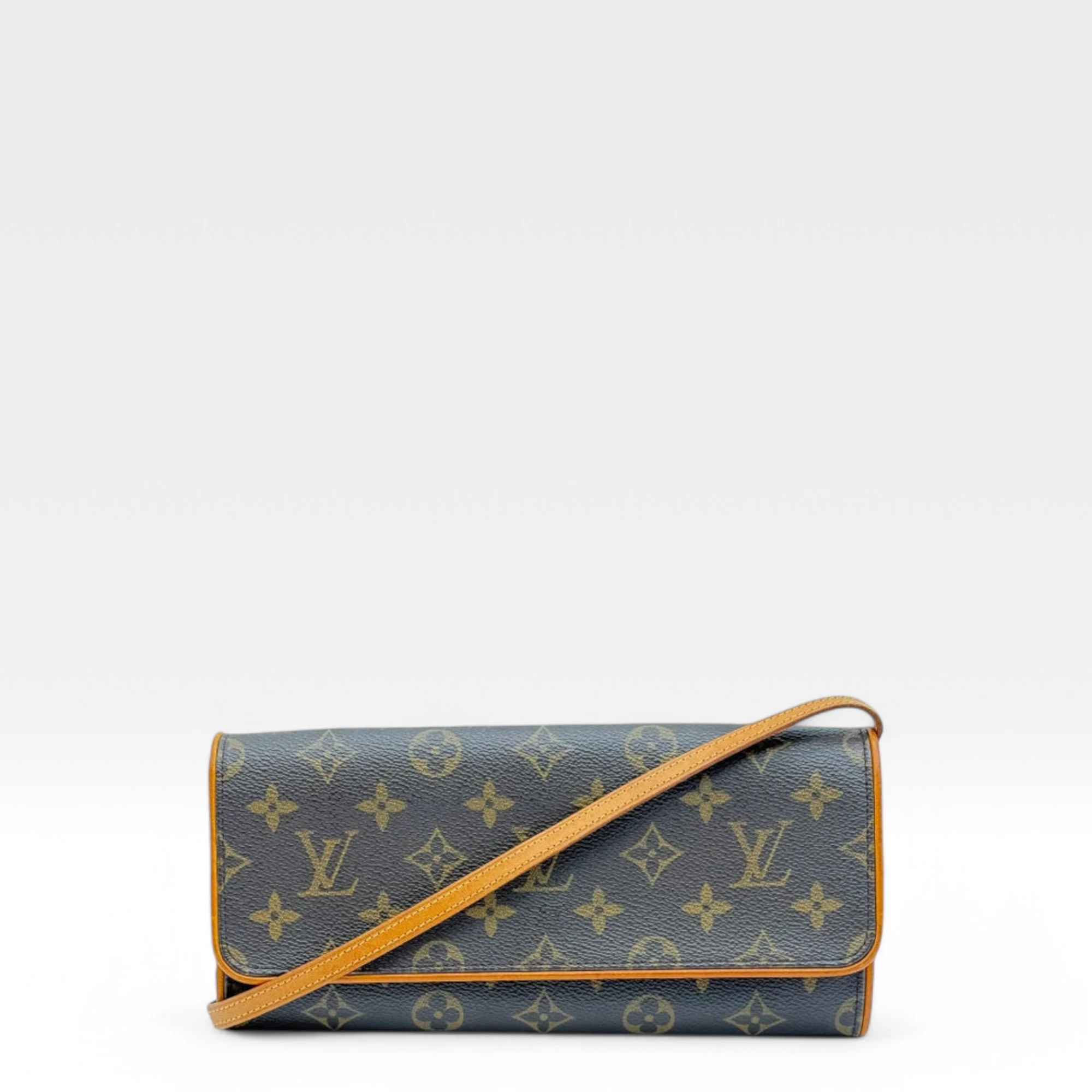 Louis Vuitton Umhängetasche Twin GM monogram braun