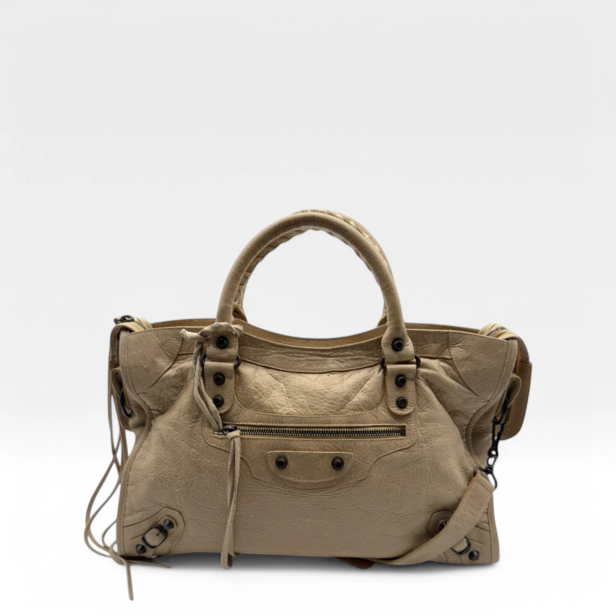 Balenciaga Handtasche City bag beige