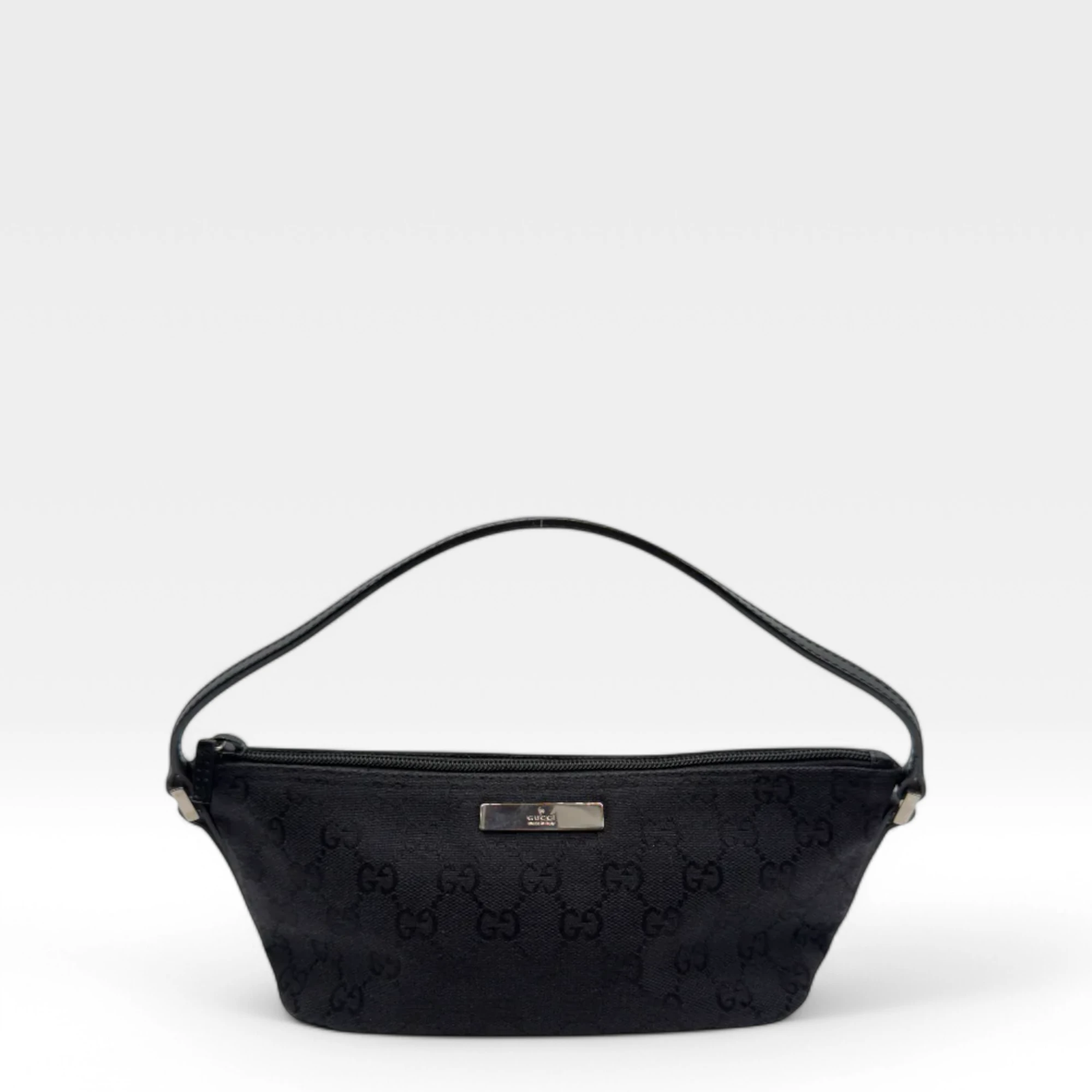 Gucci Handtasche Baguette schwarz