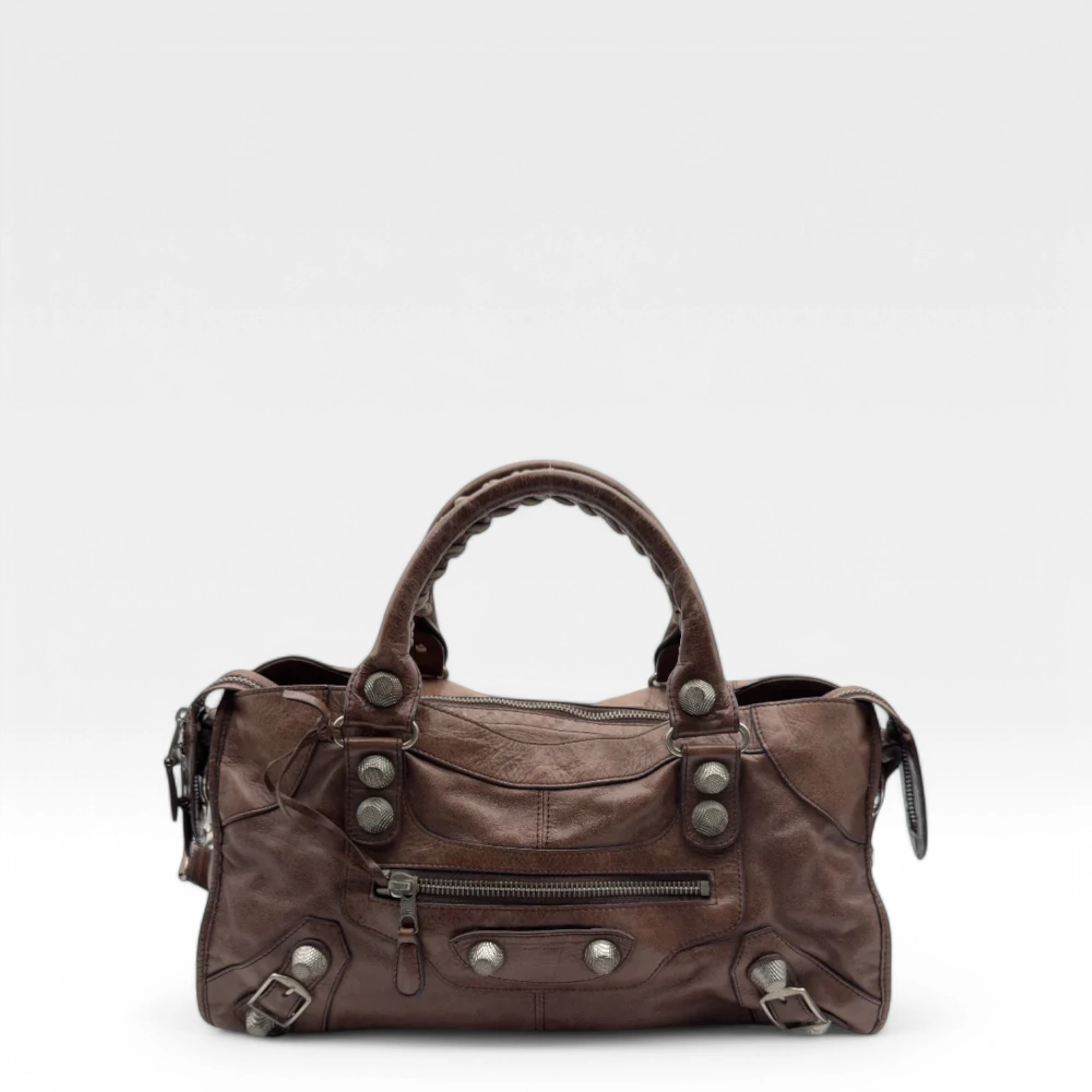 Balenciaga Handtasche Giant City bag dunkelbraun