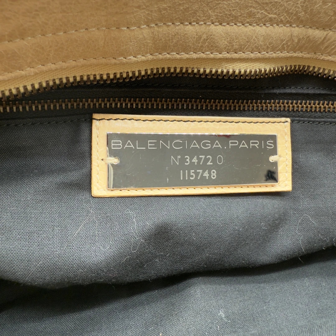 Balenciaga Handtasche City bag beige