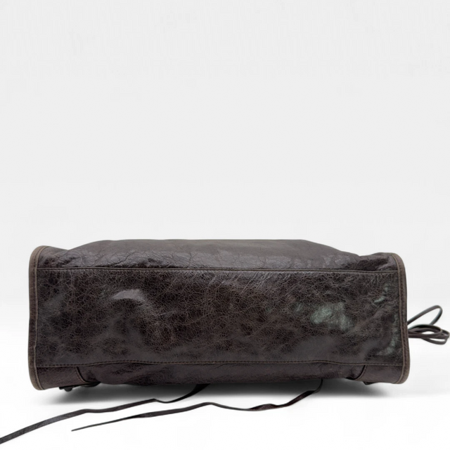 Balenciaga handbag Giant City bag dark brown
