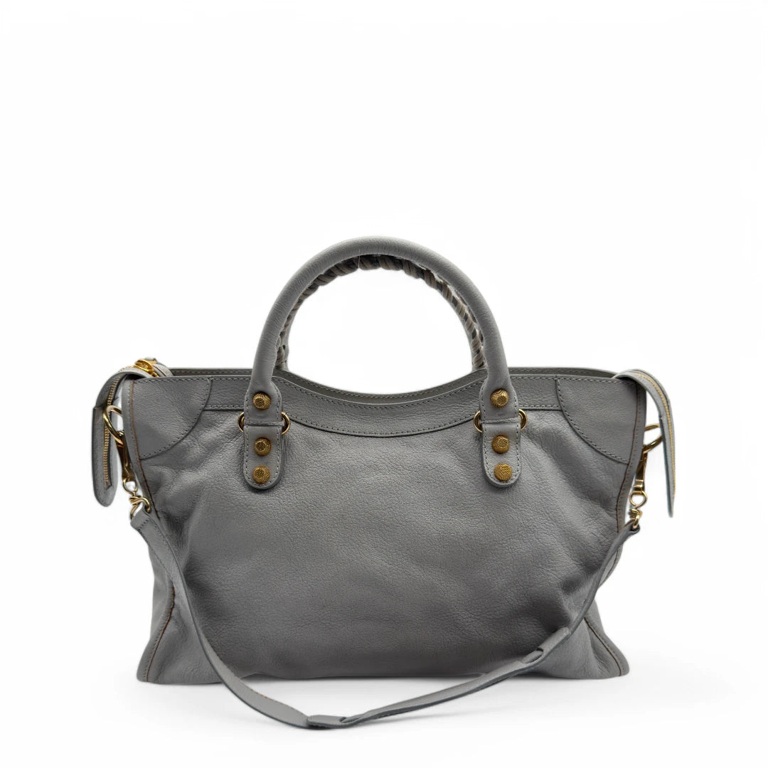 Balenciaga handbag Giant City Bag gray