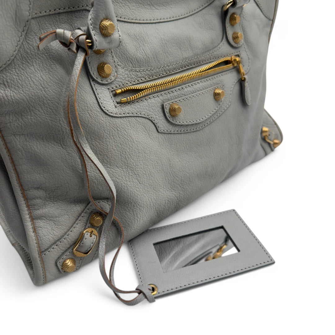 Balenciaga handbag Giant City Bag gray