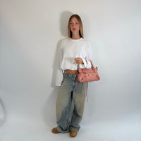 Balenciaga Handtasche Neo Classic City Bag aus Leder rosa