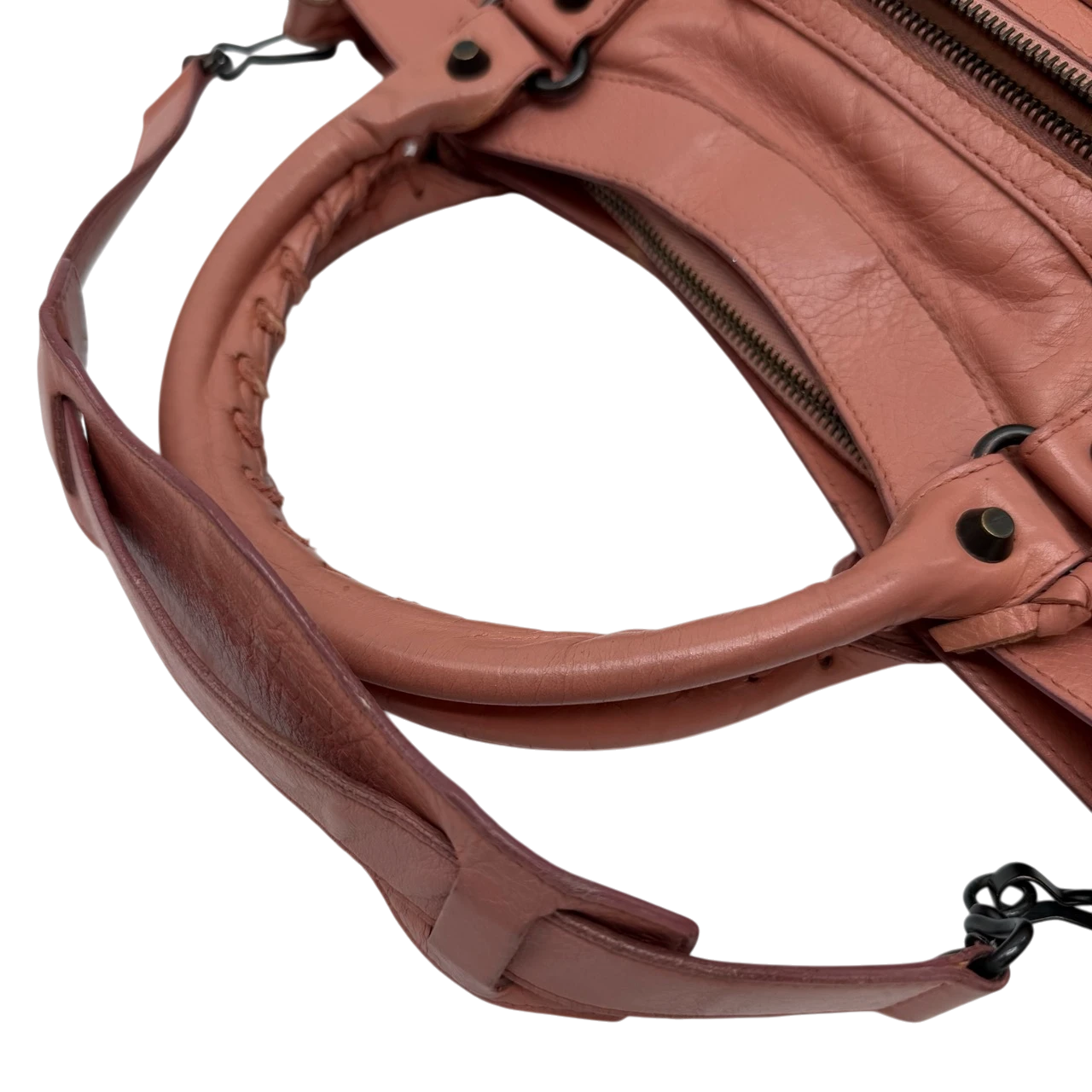 Balenciaga Handtasche Neo Classic City Bag aus Leder rosa