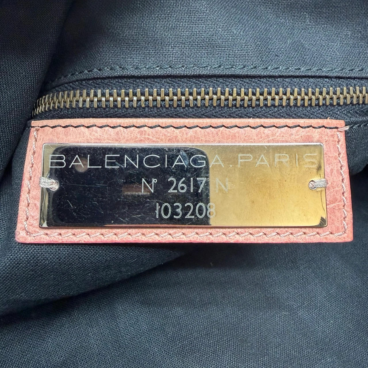 Balenciaga Handtasche Neo Classic City Bag aus Leder rosa