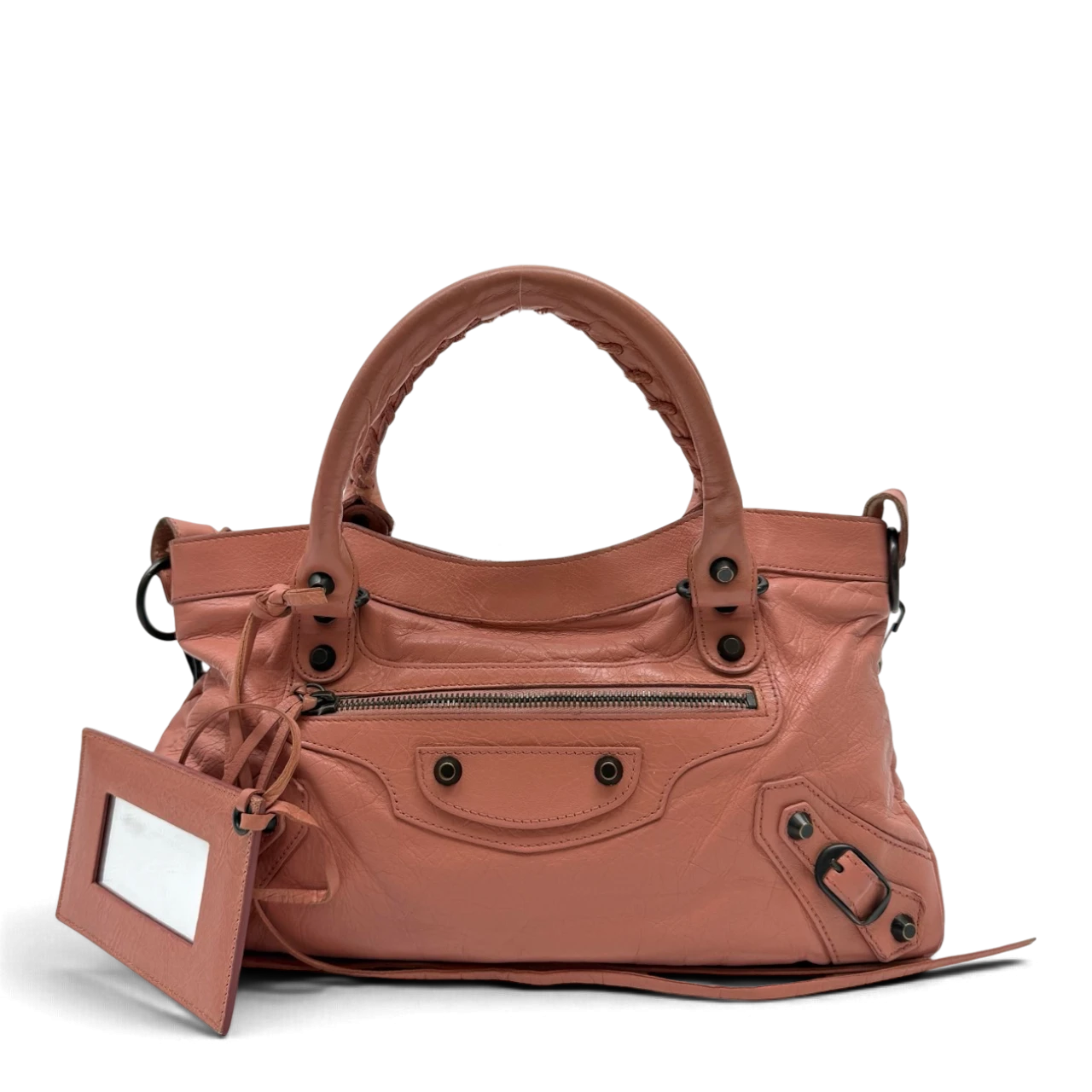 Balenciaga Handtasche Neo Classic City Bag aus Leder rosa